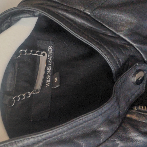 Wilson's women's black leather jacket - Picture 2 of 7